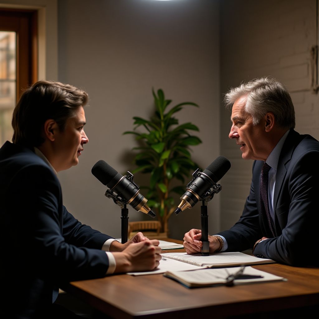 Participación en podcast financiero popular